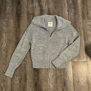 Abercrombie Zip up Cardigan Sweater